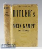 Adolf Hitler Mein Kampf Book with pencil inscription from possibly owner dated 1939, with yellow DJ,