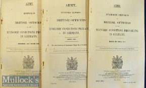 WWI United Kingdom Government Document – Report relating to economic and political conditions
