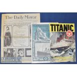Titanic Memorabilia The Deathless Story of the Titanic by Phillip Gibbs issued by Lloyds weekly