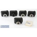 5x VP Twin bakelite Snapshot Cameras miniature sized includes 2x cases