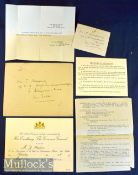 India - Invitation By His Excellency The Governor-General (Lord Louis Mountbatten) To An Investiture