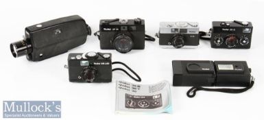 Selection of Vintage Rollei cameras to include XF35 Sonner 2,3/40 lens with some wear to body,