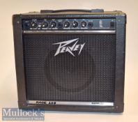 Peavey Rage 158 Amplifier marked S0158349 to reverse appears working comes with a Pro Deluxe