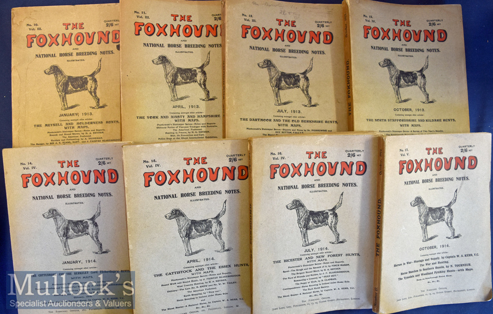 Selection of The Foxhound from No 1 1910 onwards and includes No 1 1910, No2 1911, No 3 1911, No4 - Image 3 of 3