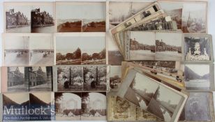 Selection of Assorted Stereoview Cards – mostly unnamed makers and scenes of assorted subjects