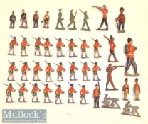 Assorted Lead / Metal soldier and military figures varying sizes and conditions (40)