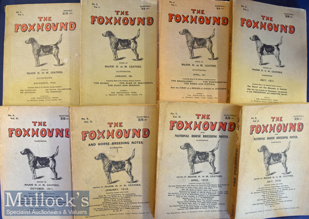 Selection of The Foxhound from No 1 1910 onwards and includes No 1 1910, No2 1911, No 3 1911, No4 - Image 2 of 3