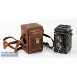 Old Standard Rolleiflex 249522 TLR camera Franke & Heidecke Tessar/Zeiss 1:3,8 f=75mm Compur, with