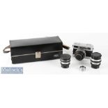 Carl Zeiss Werra Matic 35mm camera and lenses including Zeiss Tessar 2,8/50 Prestor RV, plus