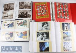 Large Selection of Modern and Reproduction Postcards various subjects mostly stamp cards, together