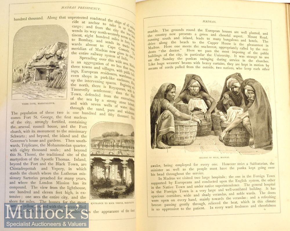 Indian Pictures by W Urwick 1886 Picture. A large well illustrated 220 page picture book with over - Image 3 of 5