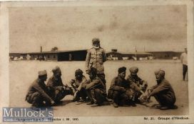 India & Punjab – Sikh Native Officers A vintage antique postcard showing a Sikhs Officers during the