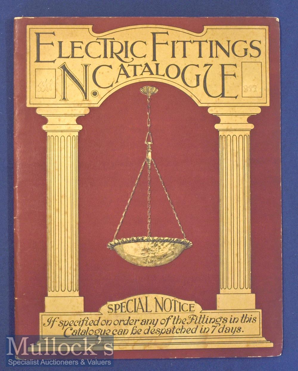 Art Nouveau Electric Light Fittings. John Russell & Co. Ltd., London Road, Manchester 1920