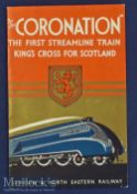 The Coronation The First Streamline Train Kings Cross For Scotland. 28th Sept. 1937 An attractive 16