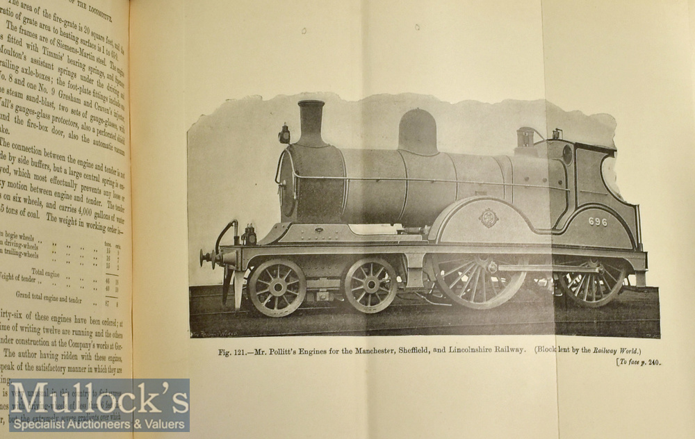 The Development Of The Locomotive by Clement T Stretton 1903 Book A fine 264 page book with 128 - Image 3 of 3