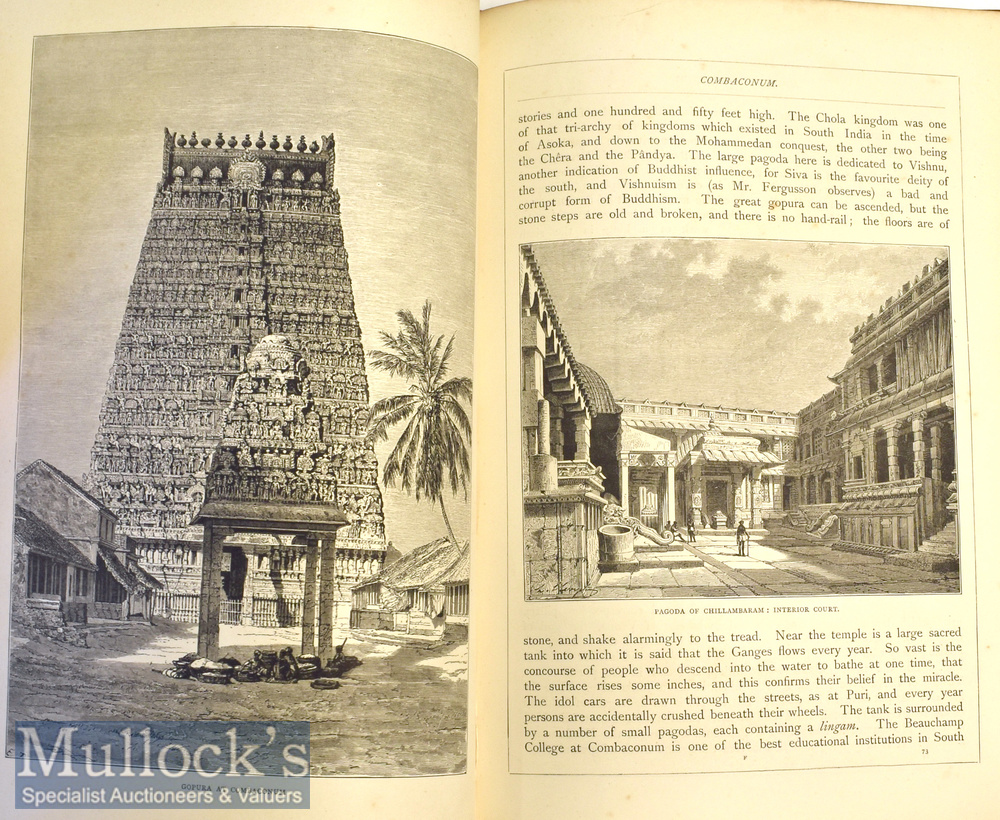 Indian Pictures by W Urwick 1886 Picture. A large well illustrated 220 page picture book with over - Image 4 of 5