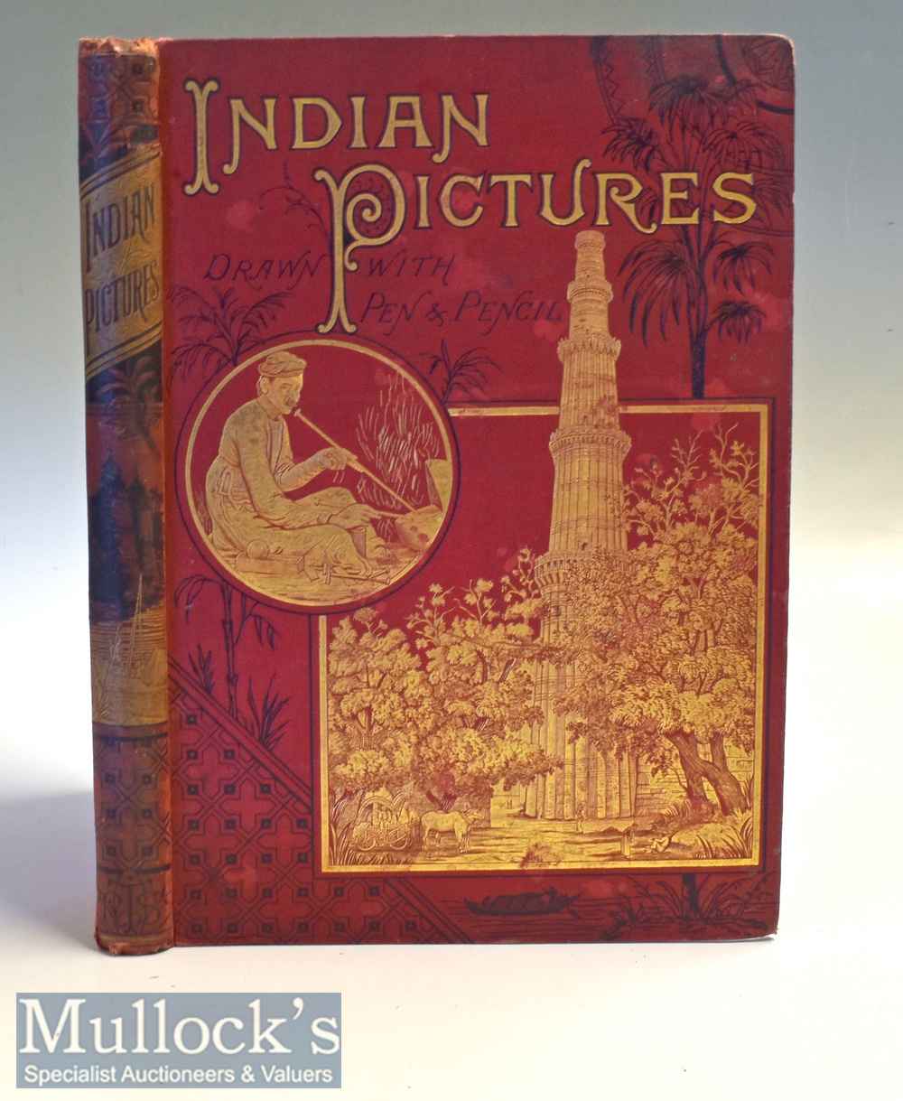 Indian Pictures by W Urwick 1886 Picture. A large well illustrated 220 page picture book with over