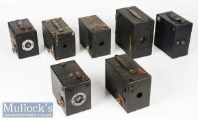 Selection of Various Box Cameras to include SCC No2 Camera, Warwick No2, No 2 Cartridge Hawk-Eye