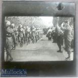 India & Punjab – British Indian Army Sikhs in WWI vintage Glass slide negative antique showing