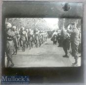 India & Punjab – British Indian Army Sikhs in WWI vintage Glass slide negative antique showing