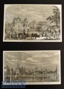 India & Punjab – Holy Tank and Temple of the Sikhs, Umritzir 1858 Original Engravings measures