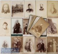 Assorted Victorian / early 20th century Cabinet Card Selection – mostly of portrait photographs,
