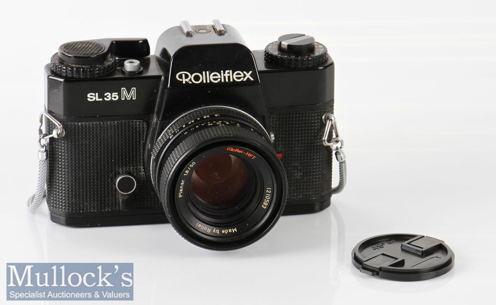 Rolleiflex SL35M 35mm camera 4723890 Planar 1,8/50 Rollei-HFT, with lens cap, made in Singapore