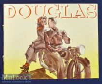 Douglas Motor Cycles 1938 Sales Catalogue An interesting 8 page sales catalogue illustrating and