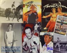 Sporting Autograph Selection – Quantity of various autographs including Lewis Hamilton, Jackie