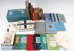 Nursing, Scouts and Pitman Books and Ephemera incl 9x midwives dictionaries and first aid