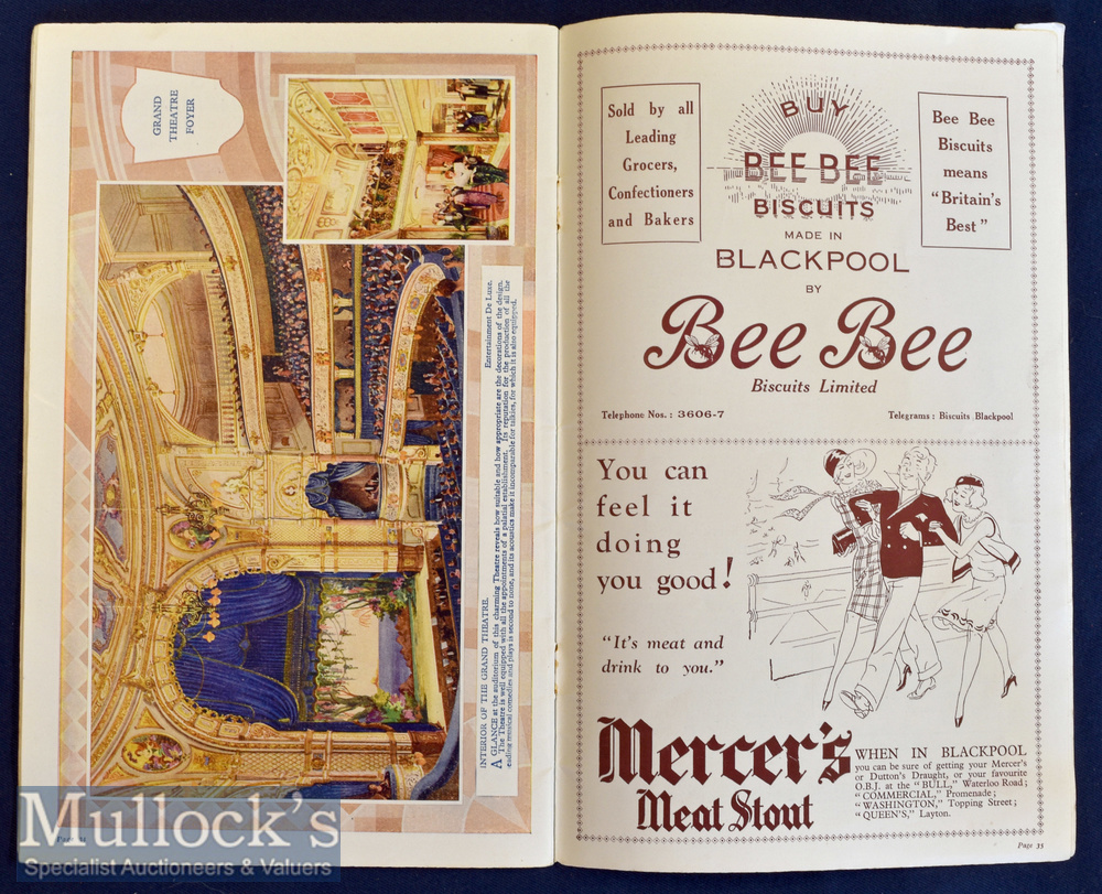 Blackpool Tower & Winter Gardens. Programme Souvenir 1931 A very beautiful souvenir publication of - Image 3 of 3
