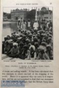 India – Golden Temple Print Original print showing school boys of Amritsar at the Sikhs sacred tank,