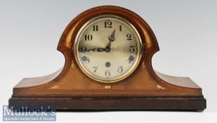 Sir Arthur (Bomber) Harris Interest – 1930s Westminster Chime Inlaid Mantel Clock with inlaid and