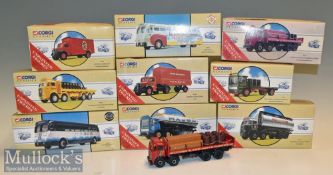 Corgi Classics Diecast Selection to include 98473 Yellow Coach, 97317 Foden Flatbed, 97334