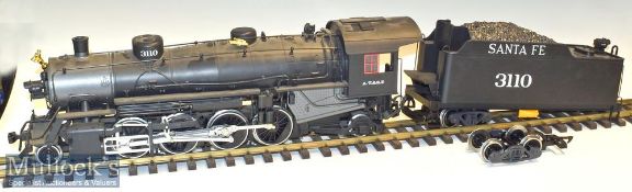 Lehmann Gross Bahn The Big Train G Gauge 20872 3110 A T & S F Locomotive and Tender in maker’s