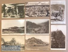 Collection of (15) real photo & printed postcards of N.W.F.P., India c1900s Set includes views of