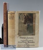 Horse-Lovers 1927 Book by Liet Col Geoffrey Brooke with illustrations by Snaffles, rare with