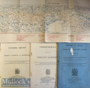 WWI United Kingdom Government Document – Treaty of Peace Austria 10 Sept 1919 with large folding map