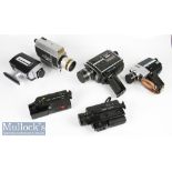 Selection of vintage Cine/Movie cameras to include Dart Chinon S 8mm power zoom with case, Chinon