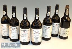 Graham’s 1983 Vintage Port W.J Graham’s Oporto 75cl 20% vol labels worn, appear sealed with only