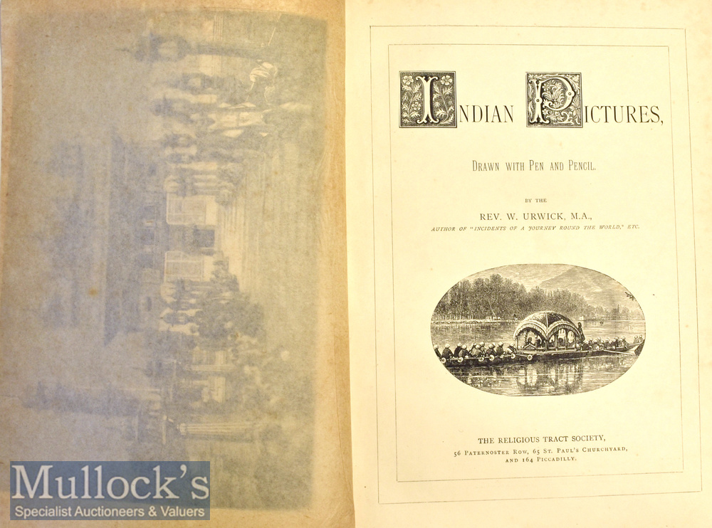 Indian Pictures by W Urwick 1886 Picture. A large well illustrated 220 page picture book with over - Image 2 of 5