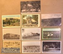 Collection of (10) real photo & printed postcards of Jhansi India c1900s set includes views of