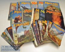 WWII Era - 69x Meccano magazine 1940-1945 and 1947 – appears complete apart from 3 issues in 1941.