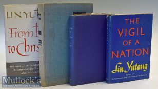 China – Lin Yutang Book Selection to include The Vigil of a Nation 1946, Between Tears and