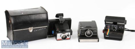 5x Vintage Polaroid Cameras to include Polaroid 600 land camera Spirit, Colourpack 80 (x3), Super