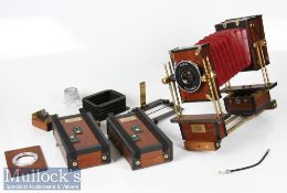 Custom Built Modern Plate Camera by W. Stacey Camera Makers Bucks with Copal Polaroid Tominon 1:4.