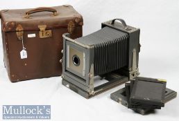 Kodak S1 Mark II Ground Camera with 3x plate holders 4.75x6.5” marked with reference 14A/22660, in