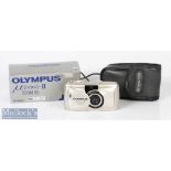 Olympus Mju II Zoom 80 compact camera 38-80mm AF all weather with maker’s original case and box