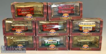 Corgi Tramlines Toy Selection including C991/2 Blackpool, C992/2 Glasgow, C990/2 Sheffield, C990/1