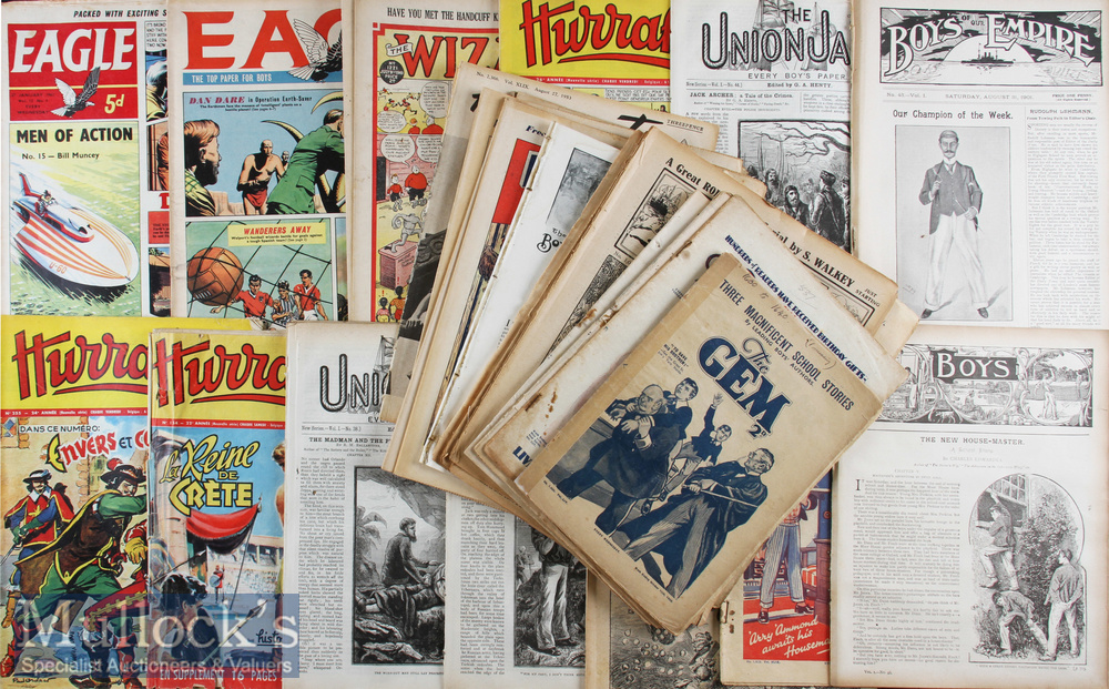 Selection of Older Children’s Comics / Magazines from 1880s to 1963 consisting of The Union Jack